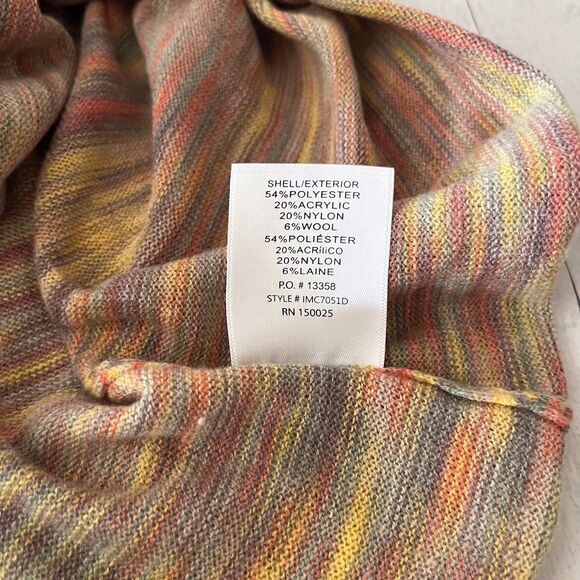 Emory Park Space Knit Medium Long Sleeve Collared V-Neck Mini Bodycon Dress - Picture 10 of 12